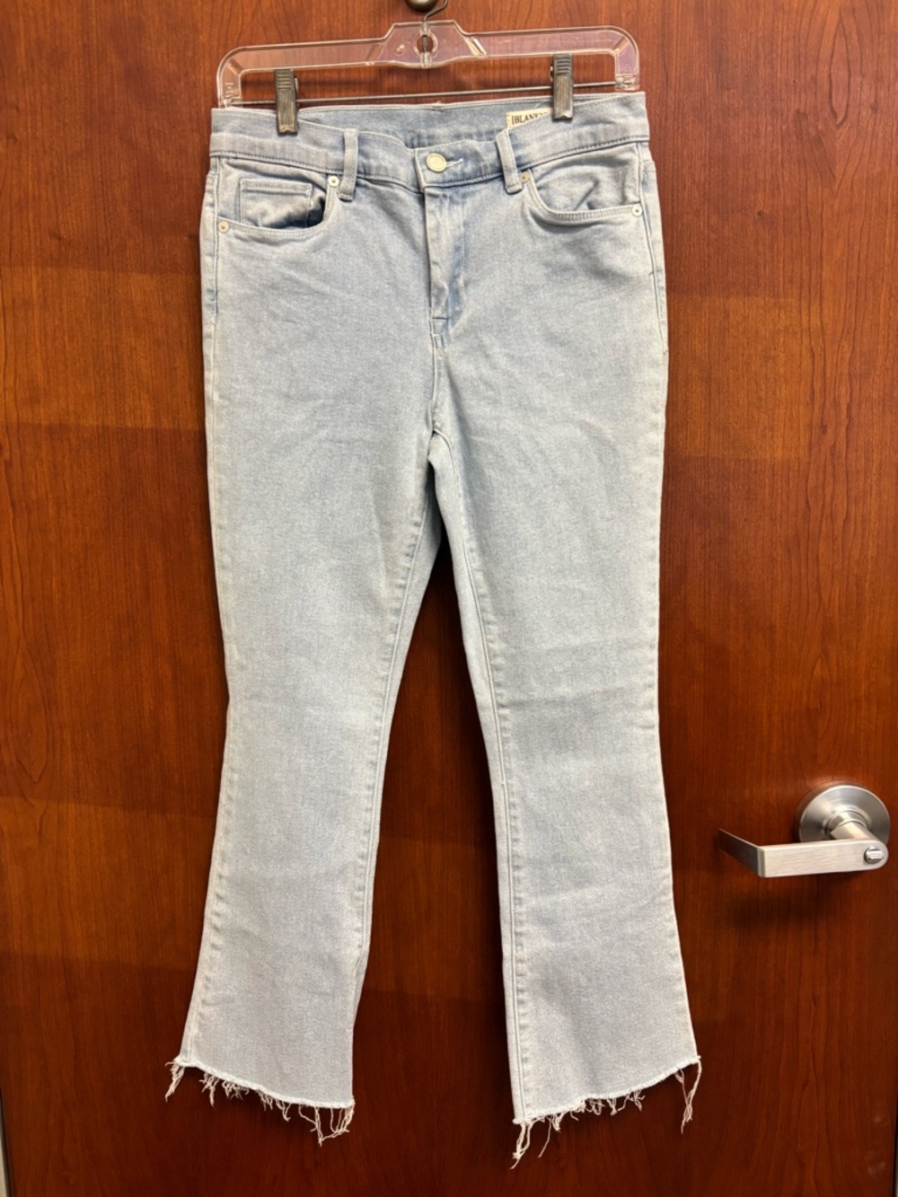 Blank NYC The Varick Kick Flare Light Wash Jeans Stretch